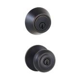 Hartford Aged Bronze Combo Pack with Double Cylinder Deadbolt