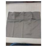 French Door Curtain 24 In X 18 In Gray