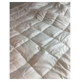 EASELAND Queen Size Mattress Pad Pillow Top Mattress Cover Quilted Fitted Mattress Protector Cotton Top Stretches up 18 inch Deep Pocket Cooling Mattress Topper (60x80 inch, White) ($39.90)