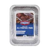 KINGSFORD Heavy Duty Aluminum Foil Pans - For Cooking, Baking, Grilling, 4 Count (1 pack )