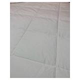 EASELAND Queen Size Mattress Pad Pillow Cover Quilted Fitted Mattress Protector Cotton Top 8-21" Deep Pocket Cooling Mattress Topper (98x98 Inches, White) (Retail $32.71)