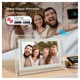 10.1 inch WiFi Digital Picture Frame, Smart Electronic Photo Frame 1280x800 HD IPS Touchscreen, 32GB Memory, Auto-Rotate, Instant Photo/Video Sharing Anywhere Frameo APP - Retail: $86.68