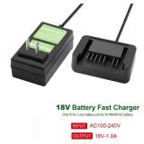 Hanaix 18V Battery Charger for Hitachi 339782 BSL815X BSL1815S BSL1830 BSL1830C 339782 330139 330557 Li-ion Battery Fast Charger