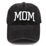 Mom and Dad Hats Mothers Day Dad Mom Gifts Hat Embroidered Adjustable Distressed Baseball Caps Gift for Couples Parents