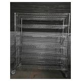 Nexel 6-Tier Stainless Steel Shelf On Casters