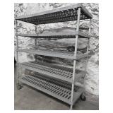 5-Tier Industrial Shelf On Casters