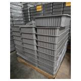 Pallet Of Global Gray Bins (50)