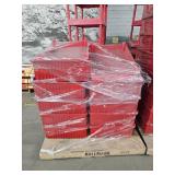 Pallet of (20) Red Storage Bins