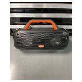 DOSS Extreme Boom Outdoor Bluetooth Speaker with 60W Powerful Sound, 30H Playtime, Built in 10400mAh Power Bank, IPX6 Waterproof Orange Retail $79.99