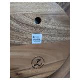 Lipper International 18-Inch Lazy Susan Kitchen Storage, Acacia, Retail $50