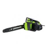 Greenworks 14.5 Amp 18 Corded Electric Chainsaw 20332