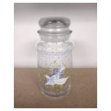 Antique Vintage Collectible glass jar geese