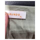 KIRUNDO Casual Dresses for Women 2024 Trendy Loose Maxi Dress with Pockets Short Sleeve Sun Dress Square Neck Summer Flowy Dress Maternity Dress for Photoshoot(Light Green, X-Large)