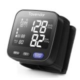 Tovendor Wrist Blood Pressure Monitor, Automatic Digital BP Monitor with Portable Case Large Display Screen Adjustable 5.3"-8.5" Cuff for Home Travel Use