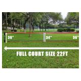 Hoverphenix Pickleball Set with Net for Driveway, Portable Regulation Size Pickleball Net System with Paddle Set of 4, Outdoor Pickleballs, Carry Bag, Weather Resistant Metal Frame - Retail: $86.18