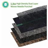 WAENLIR 5.8oz Heavy Duty Weed Barrier Landscape Fabric, Sturdy Weed Blocker Cover, Outdoor Gardening Weed Control Mat 3ft x50ft