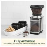 CUISINART Coffee Grinder, Electric Burr One-Touch Automatic Grinder with18-Position Grind Selector, Stainless Steel, DBM-8P1