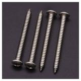 A #10 x 2-1/2" (40 Pack) Stainless Steel Phillips Pan Head Wood Screws, Stainless Steel 304 (18-8), Pan Head Sheet Metal Screws Self Tapping Screws