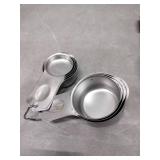 Stainless Steel Measuring Cups Set of 7 Stackable Heavy Duty Measuring Cups for Dry and Liquid Ingredients