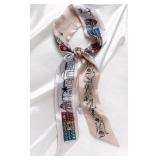 Satin and Silk Scarf hair extension Accessory