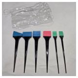 FRCOLOR 1 Set 6pcs Hair Dye Applicator for Hair Coloring Brush for Hair Dye Hair Stylist Color Mens Brush Hair Tinting Hair Dying Kit Man Suits for Men The Brush Needle Tail