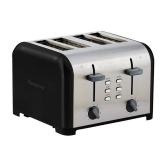 Kenmore 4 Slice Extra Wide Slot Toaster with Defrost and Bagel Functions Adjustable browning settings Black - Retail: $124.89