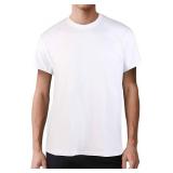 Natural Feelings T-Shirts Mens Undershirts Cotton Mens Shirts Casual White Shirts for Men Undershirts Men Pack Crew Neck Large