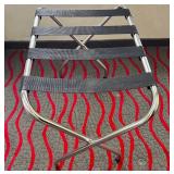 Commercial Metal Folding Luggage Rack COLOR MAY VARY