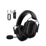 RYR Captain 560 RGB Wireless Gaming Headset for Xbox Series X S, Xbox One, PC, PS4, PS5, Mac, Switch, Bluetooth 5.2, Surround Sound, 60H Battery, Gaming Headphones with Detachable Noise Canceling Micr