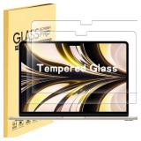 MUBUY-GOL 2 Pack Tempered Glass Screen Protector For Ultra Thin Tempered Film 9H Hardness & Anti Fingerprint