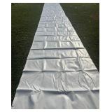 New Large Heavy Duty Covering 43‘ x 58“ Tarp w/ Tie-Down Holes, White