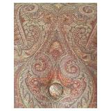 Traditional Comfortable Upholstered Wooden Framed Capernicus Paisley Accent Chair  36.5”x34”x34”, Paisley Coco