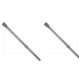 New BOSCH HS1903 SDS-max Rtec Flat Chisel 1 In. x 16 In, Gray (Pack of 2)