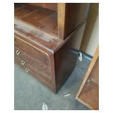 Wooden Display Cabinet With Drawers