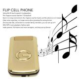 Unlocked Flip Phone 2G, Cell Phone for Seniors Kids, Big Mobile Phone with Large Sound, Dual SIM Dual Standy Phone, 4800mAh Battery