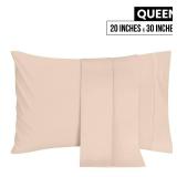 Utopia Bedding Queen Pillow Cases - 2 Pack - Envelope Closure - Soft Brushed Microfiber Fabric - Shrinkage and Fade Resistant Pillow Covers 20 X 30 Inches (Queen, Brown)