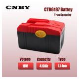 CNBY® 4.0A Battery CTB4187 + Charger CTC620, Replace for 18V Snap on Battery CTB6187 CTB6185 CTB4187 CTB4185 Power Tools Battery Compatible for Snap on 18 Volts Lithium ion - Retail: $91.41