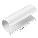 Jetec 32 Piece Summer Clamp for PVC Pipe Greenhouses, Row Covers, Pool Cover Clips, Shelters, Bird Protection, 2.4 Inch Long(White, for 3/4 Inch PVC Pipe)