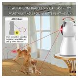 YVE LIFE Laser Cat Toys for Indoor Cats,The 4th Generation Real Random Trajectory Motion Activated Rechargeable Automatic Cat Laser Toy,Interactive Cat Toys for Bored Indoor Adult Cats/Kittens/Dogs