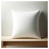 Calibrate Timing 18 x 18 inches Pillow Inserts, Set of 6 Hypoallergenic Brushed Microfiber Liner Down Alternative Filled Square Cushion Throw Pillow