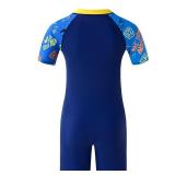 karrack Girls and Boys One Piece Rash Guard Swimsuit Kid Water Sport Short Swimsuit UPF 50+ Sun Protection Bathing Suits (Size 3-5Years) - Retail: $186.84