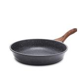 SENSARTE 12.5 Inch Nonstick Frying Pan Skillet, Swiss Granite Coating Omelette Pan, Healthy Stone Cookware Chef