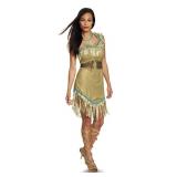 Disguise womens Disguise Pocahontas Deluxe adult sized costumes, Multi, L 12-14 US