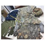 Hunting Clothes Variety Bundle, Wool Socks, Canteen, Hat and more