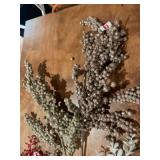 Holiday Sparkling Decor Flower Decor 11 pc Variety