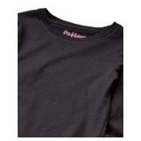 Hanes girls Comfortsoft Long Sleeve Tee T Shirt, Black, X-Large US