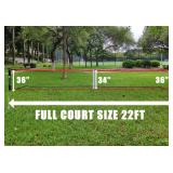 Hoverphenix Pickleball Set with Net for Driveway, Portable Regulation Size Pickleball Net System with Paddle Set of 4, Outdoor Pickleballs, Carry Bag, Weather Resistant Metal Frame