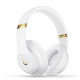 Beats Studio3 Wireless Noise Cancelling Over-Ear Headphones - Apple W1 Headphone Chip, Class 1 Bluetooth, 22 Hours of Listening Time, Built-in Microphone - White (Latest Model) (B08528ZCNX)