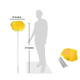 Evelots Ceiling Fan Cleaner - Microfiber Feather Duster - Long Extension Pole - Extendable Fan Cleaner Brush with Reach up to 9 Feet - Washable