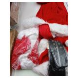 Santa Jacket Women Outfit Dress with Belt and Hat - 2XL